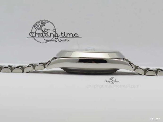 1:1 Bracelet Day-Date Dial Ice Noob Edition A3255 40mm SS on 228206 SS Textured Blue Best 0405